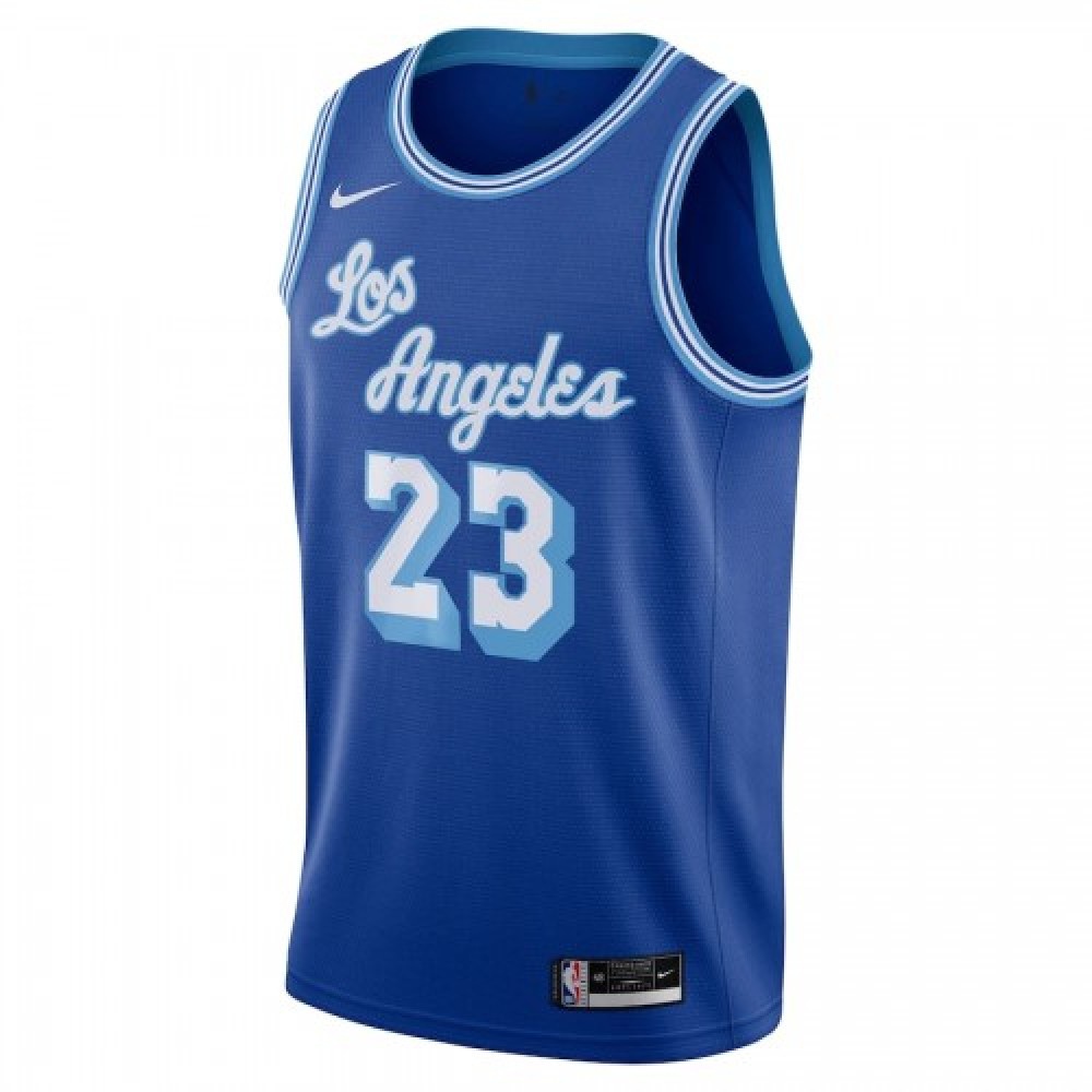 Men's Los Angeles Lakers LeBron James #23 Blue 20/21 Swingman Jersey - Classic Edition-Pro Kit Vault | Brand New 26/27 Sports Jerseys